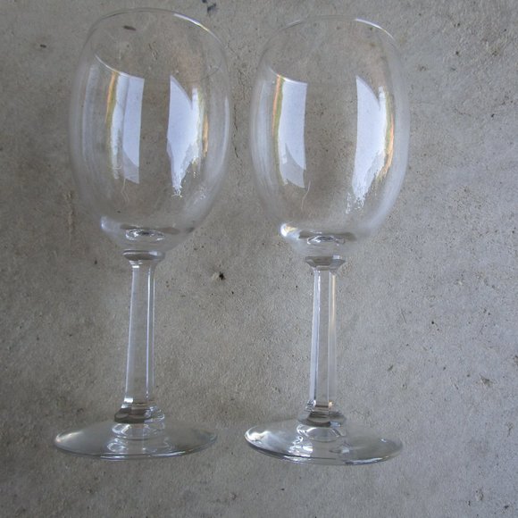 Vintage MCM Crystal Glasses Set of 2 - Picture 2 of 4